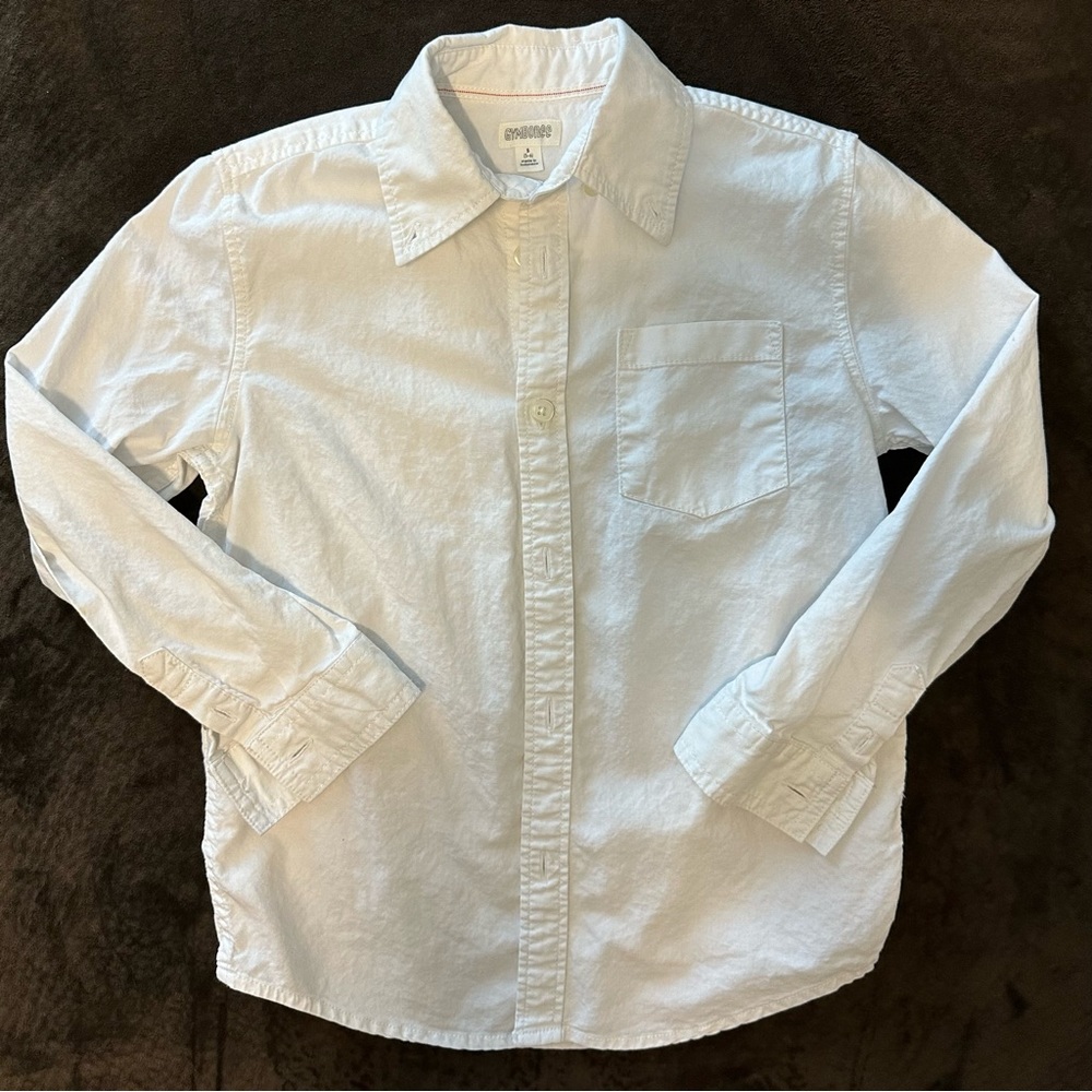 Boys 5/6 Gymboree White Button Down